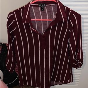 Quarter stripped button up